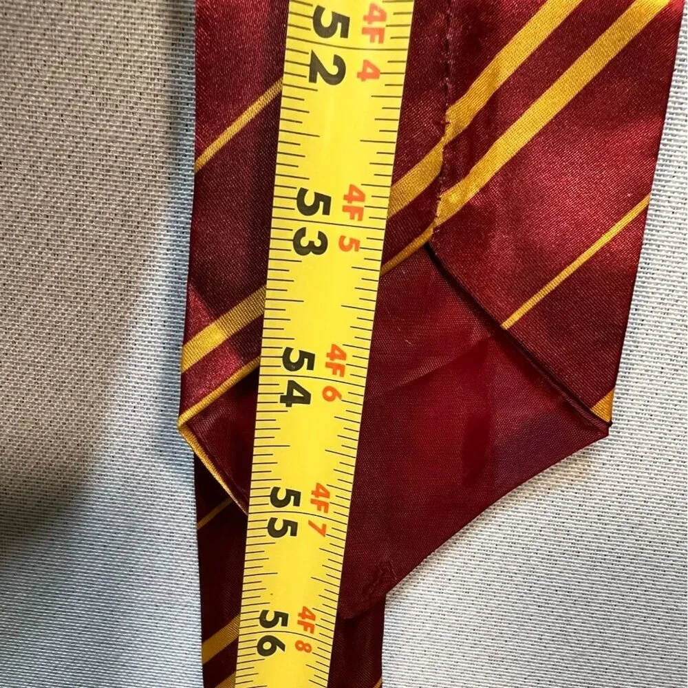 Harry Potter Gryffindor House Striped Tie Wizarding World Classic Cosplay Red